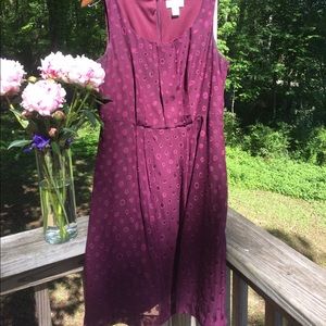 Ann Taylor Loft knee length dress. Size: medium.