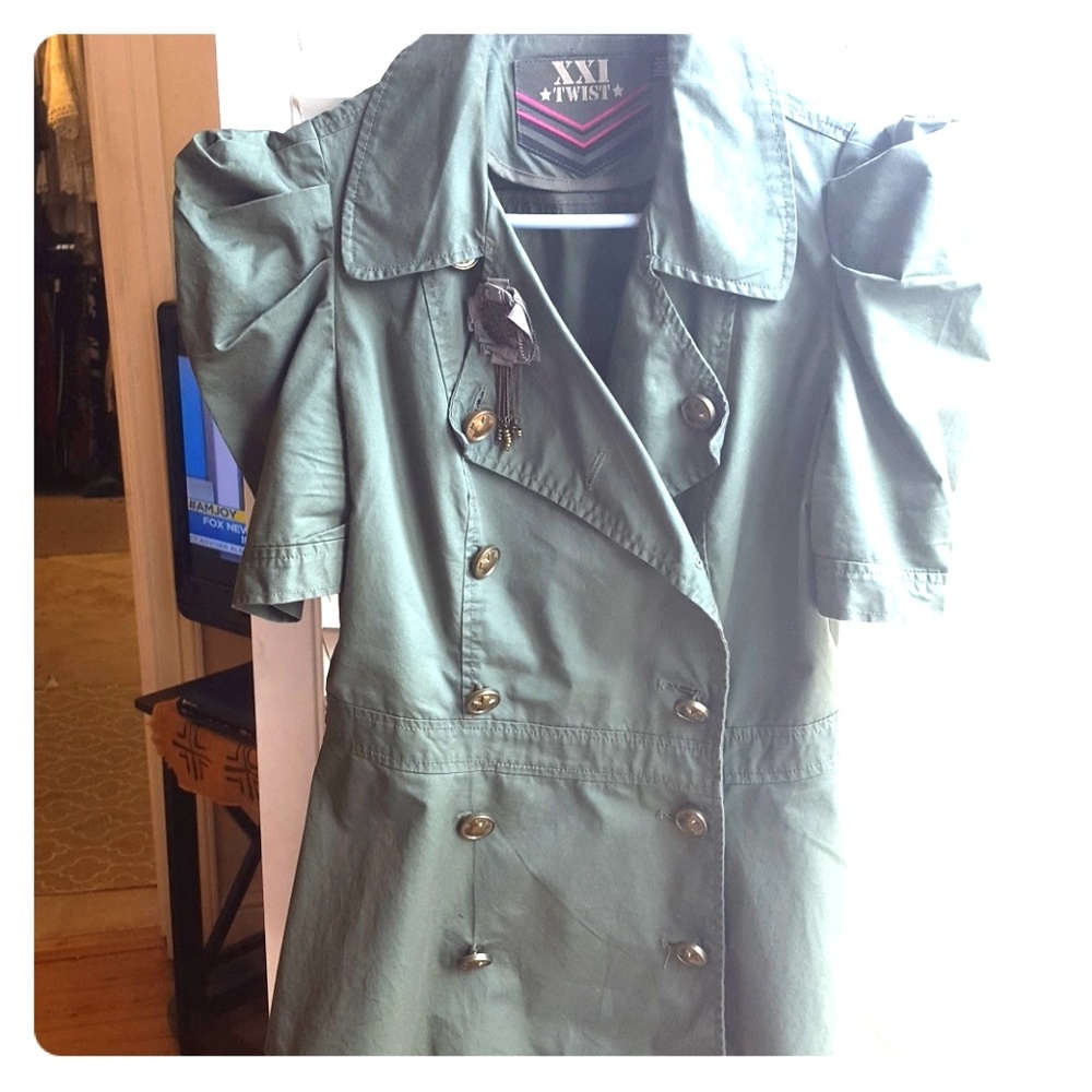 Fashion forward military style jacket