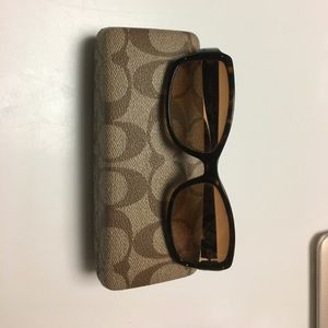 Coach sunglasses with case!