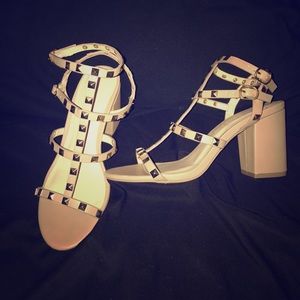 Valentino inspired stud gladiator heels