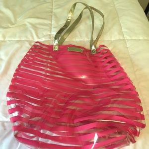 Victoria Secret Vinyl Beach bag