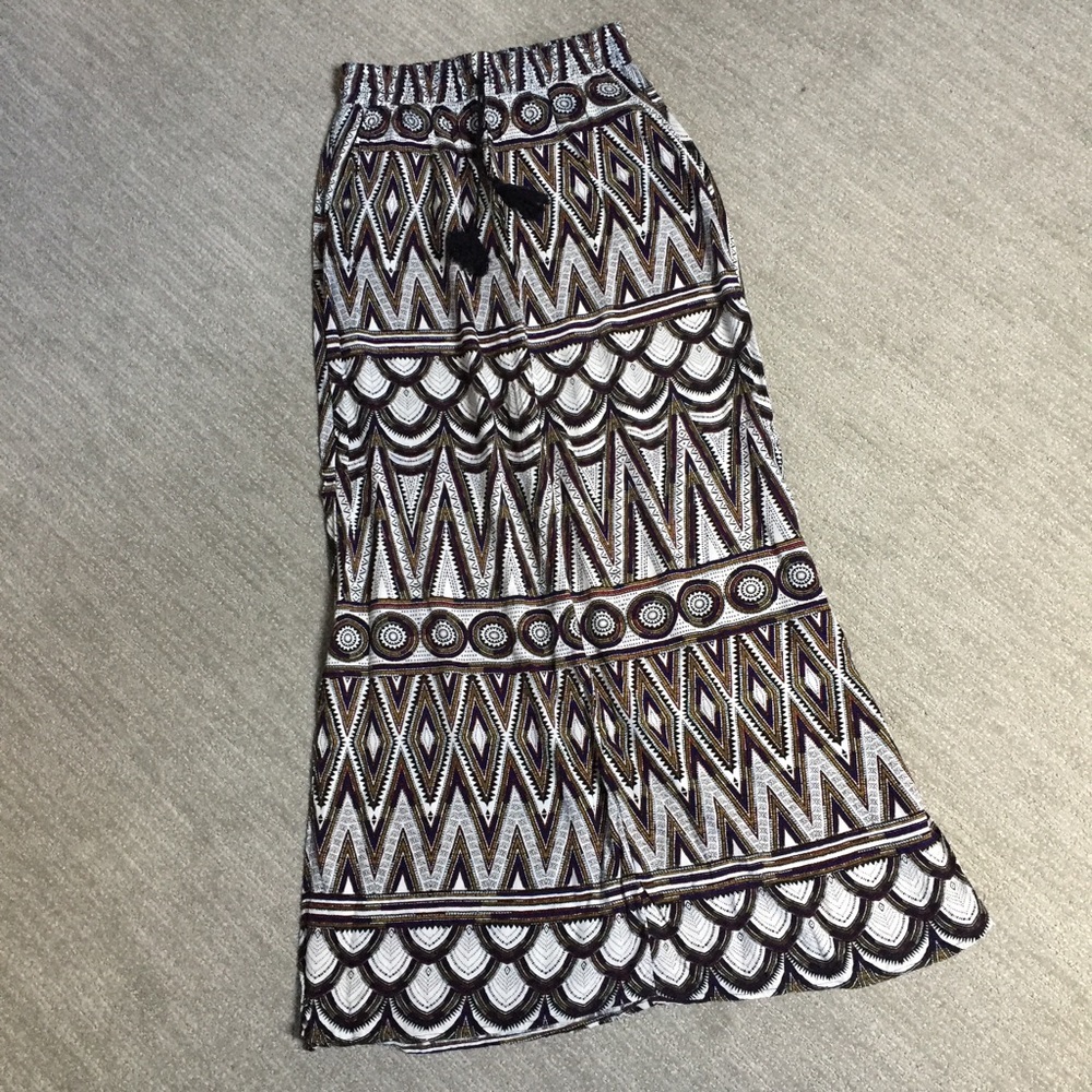 H&M Printed Maxi Skirt
