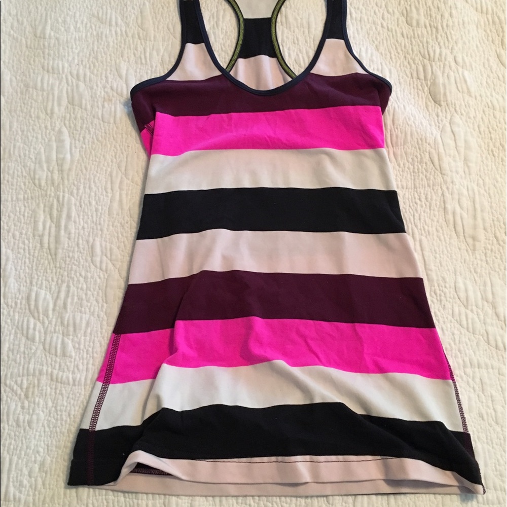 Lululemon Striped Cool Racerback