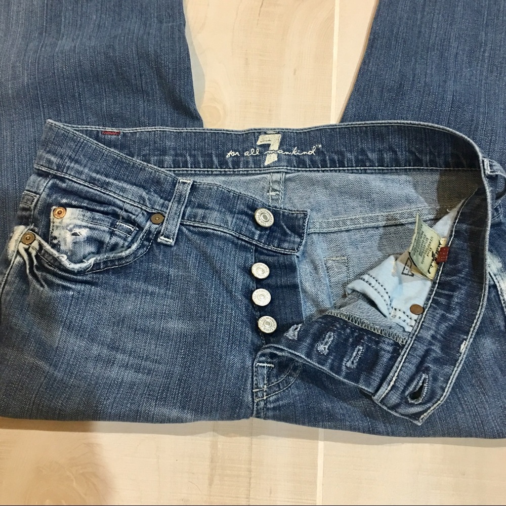 7 For All Mankind Boy Cut 26x30