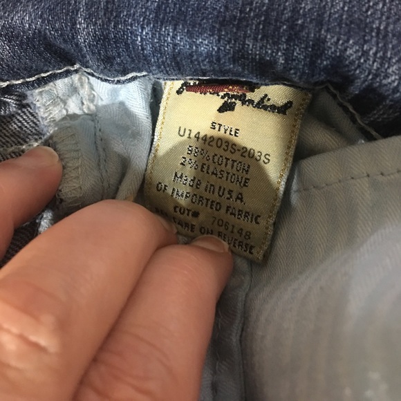 7 For All Mankind Boy Cut 26x30 - Picture 6 of 6