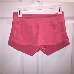 lululemon speed shorts