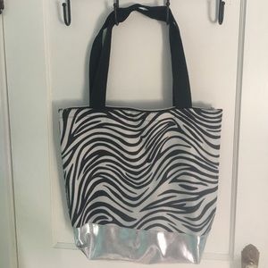 Zebra print bag