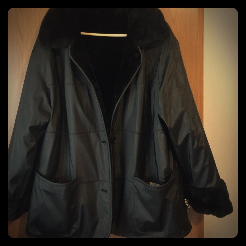 Black Button Jacket - image 1