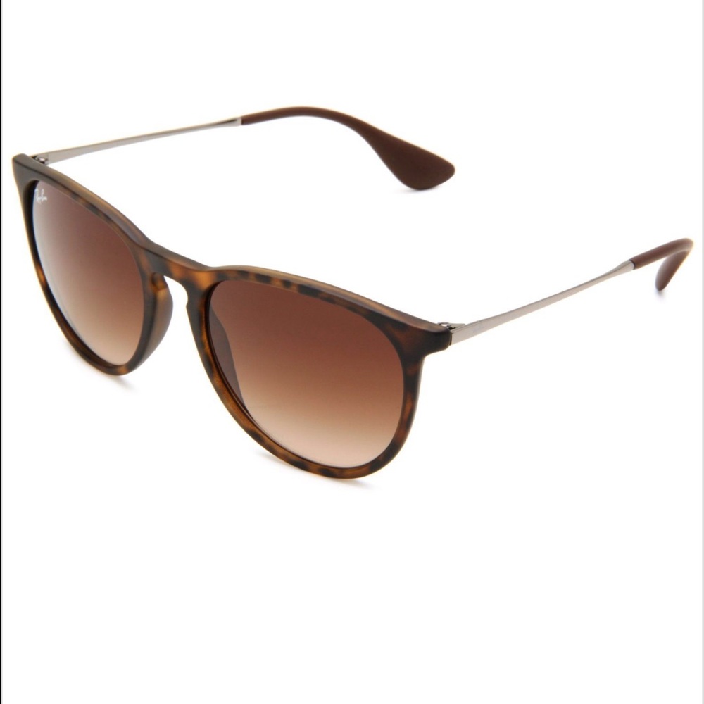 Ray Ban Gradient Erika Brown Round Sunglasses
