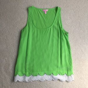 Lilly Pulitzer Scalloped Tank