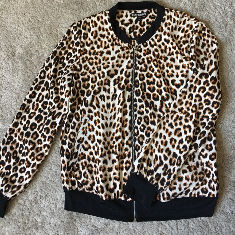 Cheetah print Bomber from Express!