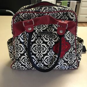 SOLD- Petunia pickle bottom diaper bag