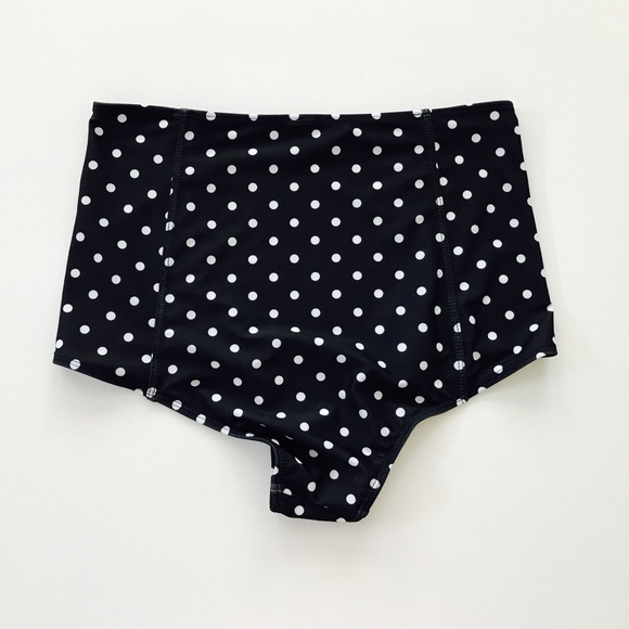 SOLD | Kortni Jeane Black + White Dot Swimmer - Picture 2 of 3