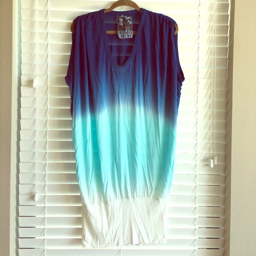 young fabulous & broke ombré jersey dress