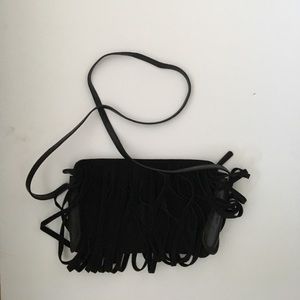 Topshop suede fringe crossbody Topshop suede fringe crossbody