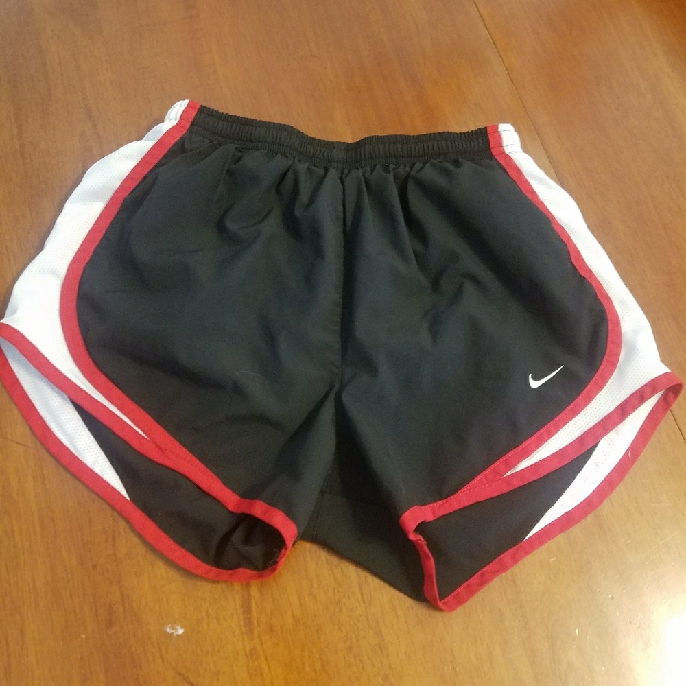 Red and black Nike running shorts! Size X-small!