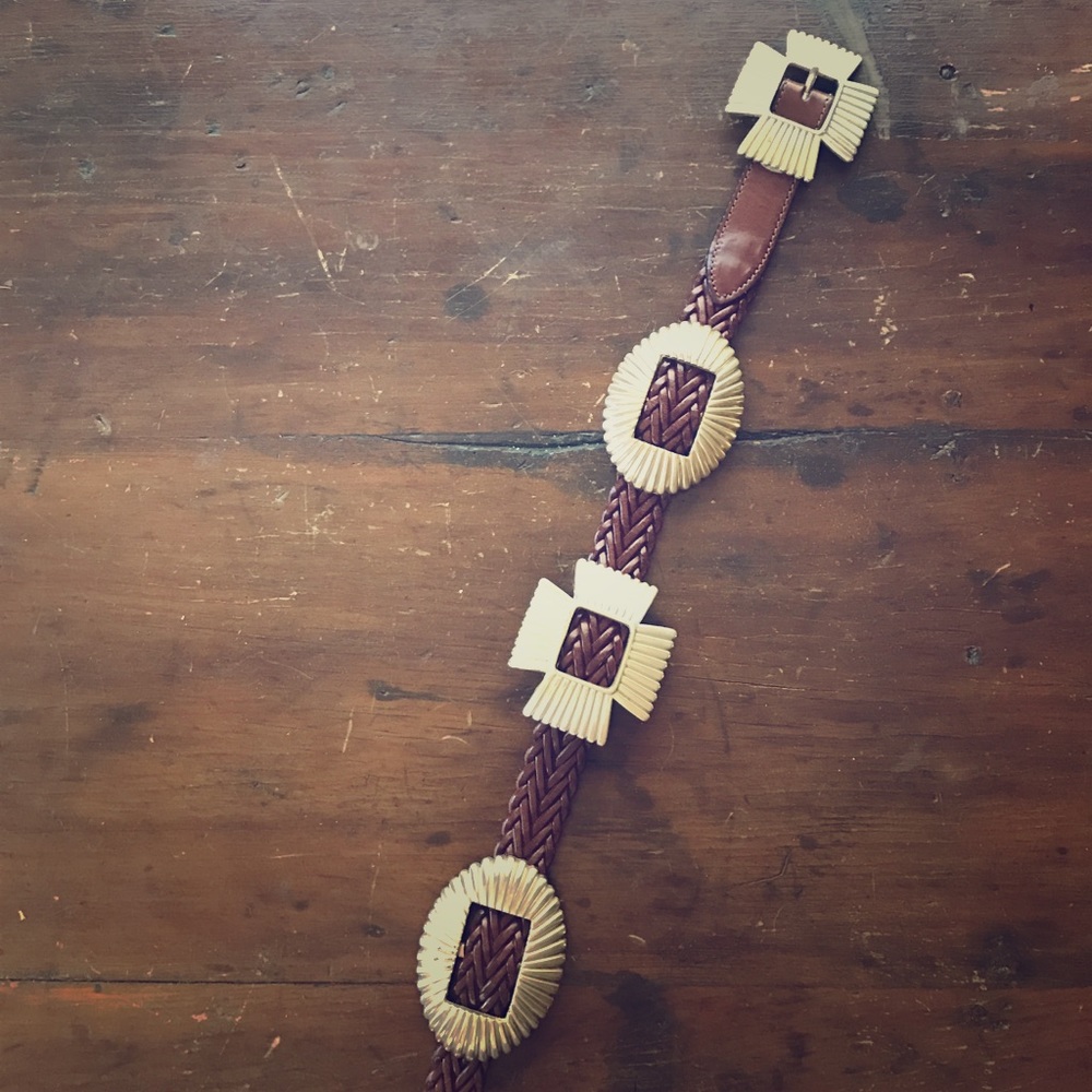 True western vintage large concho