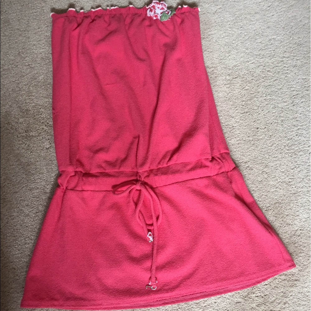 juicy couture beach surf royalty dress Juicy Couture Pink and Green Beach Surf Royalty Dress