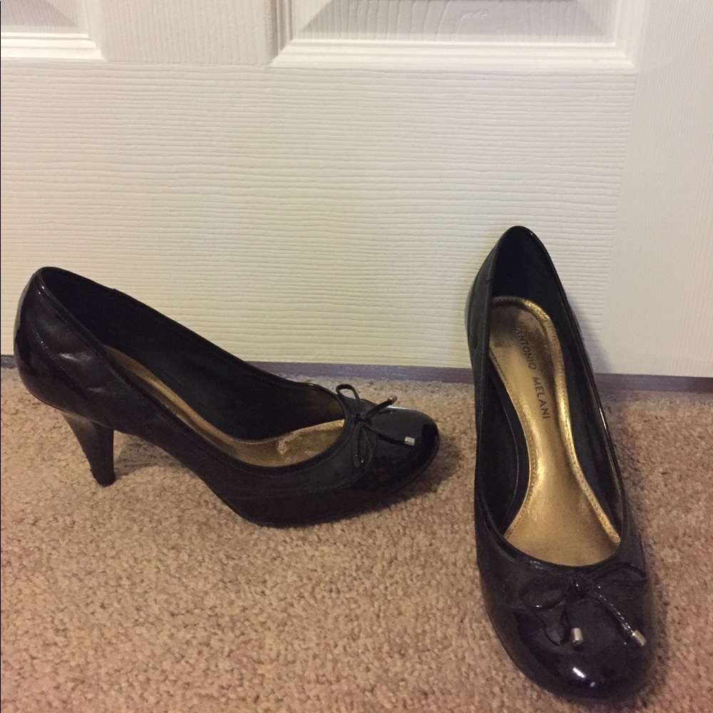 Black Antonio Melani heels
