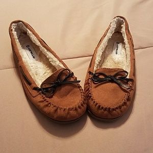 AIRWALK Brown Mocassin Slippers