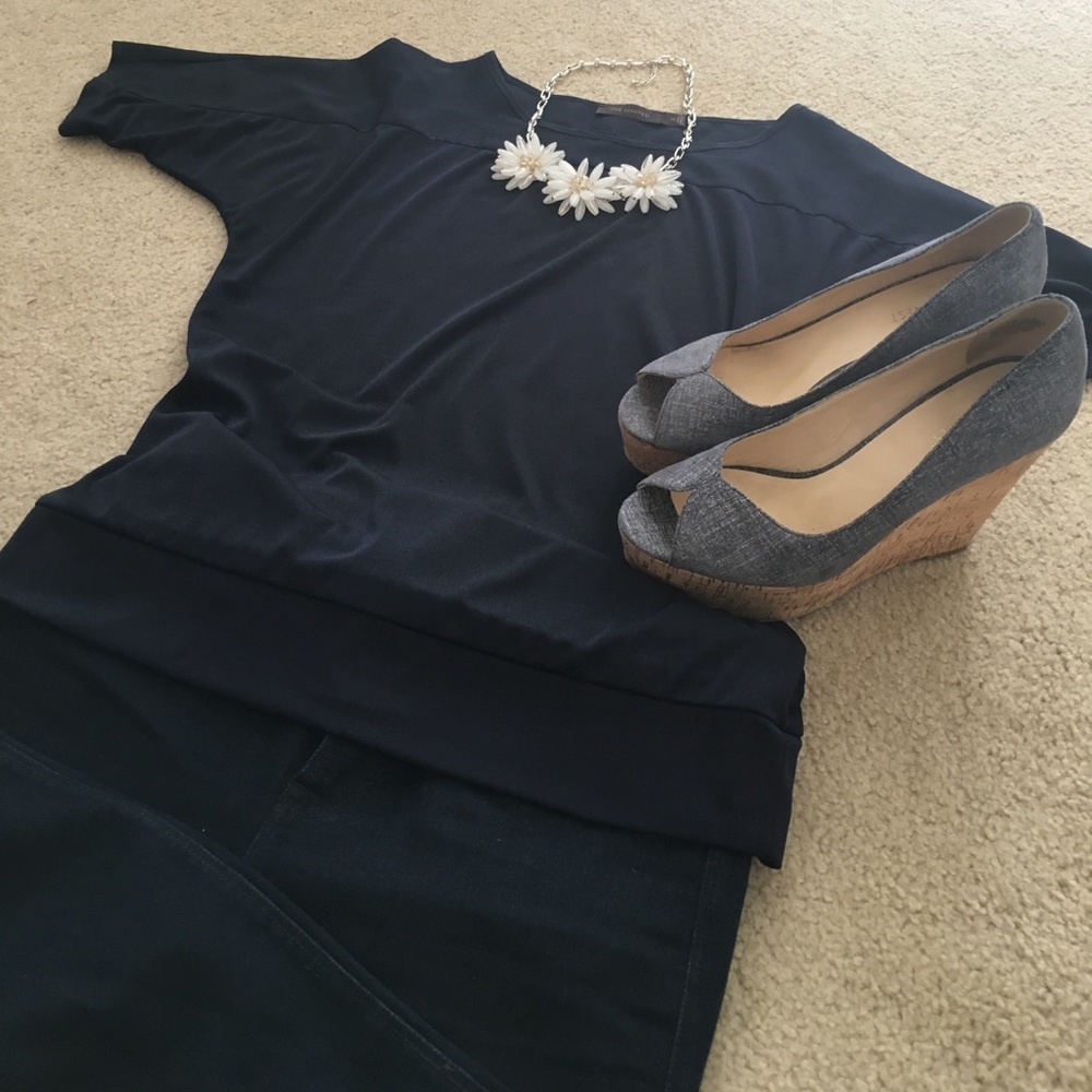 The Limited Navy Tee