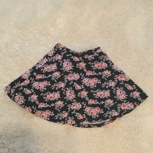 H&M Floral Skater Circle Skirt