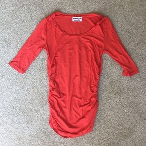 Red/orange designer top size S