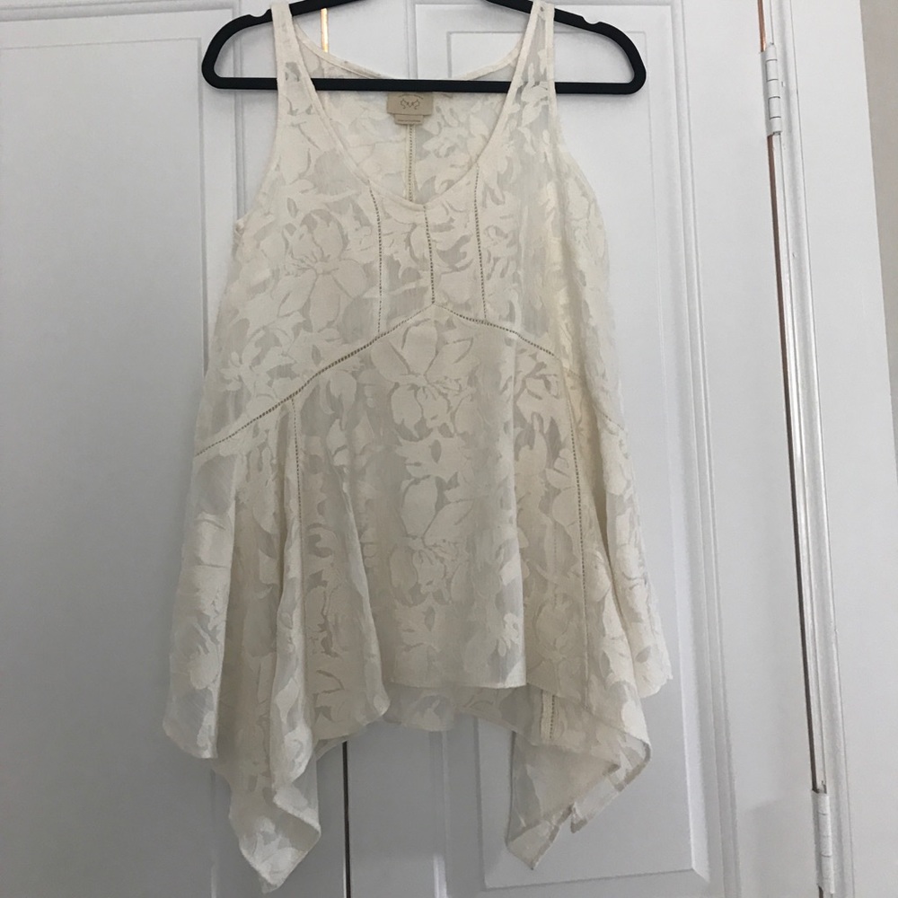 Anthropologie lace top