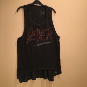 Chaser sleeveless tee.