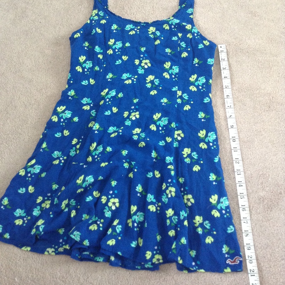 HOLLISTER M Blue Short Flowy Floral Dress - Picture 6 of 7