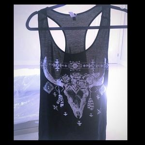 Edgy Skull Tank