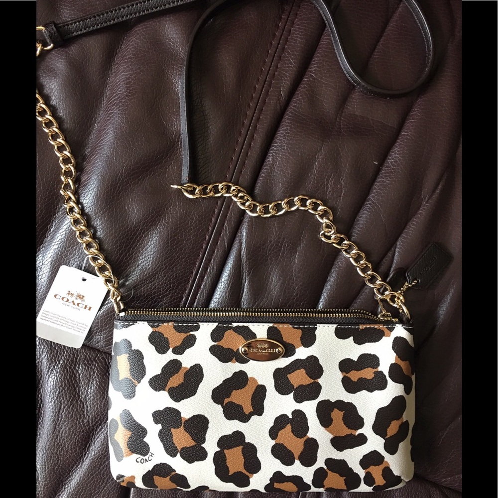 💼 NWT Coach Ocelot Crossbody Bag 💼