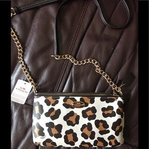 💼 NWT Coach Ocelot Crossbody Bag 💼