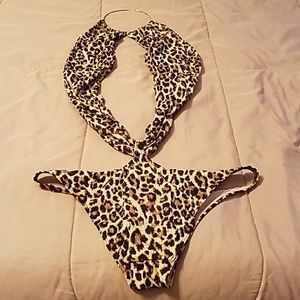 Victoria's Secret Leopard Print Monkini