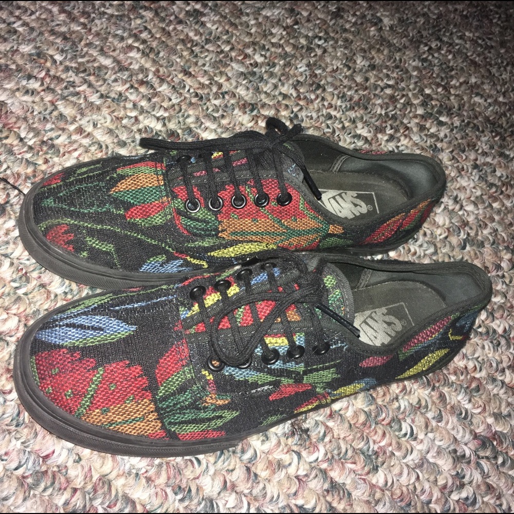 Cute Patterned Lo Pro Vans ✨