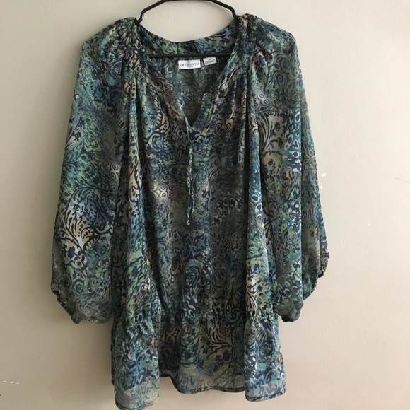 Liz Claiborne Tops - Ladies Blouse, Sz 2X