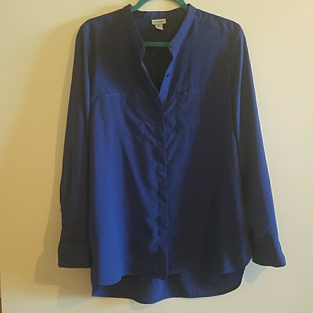 ETC Paraphrase size L Navy blouse