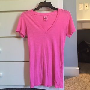 Pink V-neck