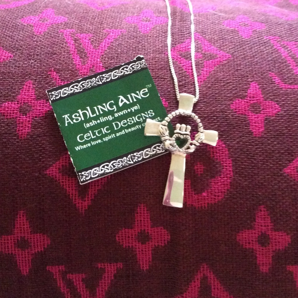 Celtic sterling silver cross