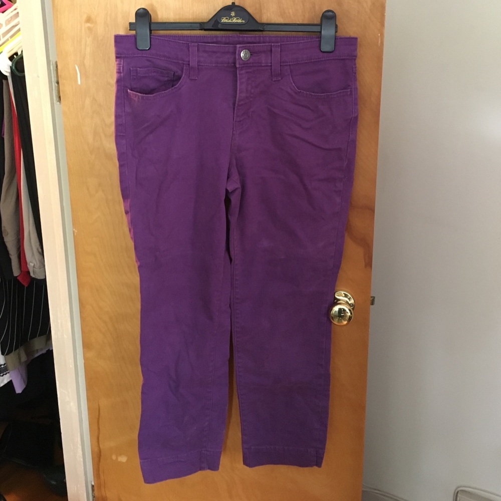 Gap 3/4 length Purple Jeans