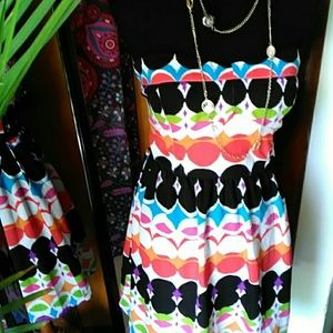 Funky Strapless Dress