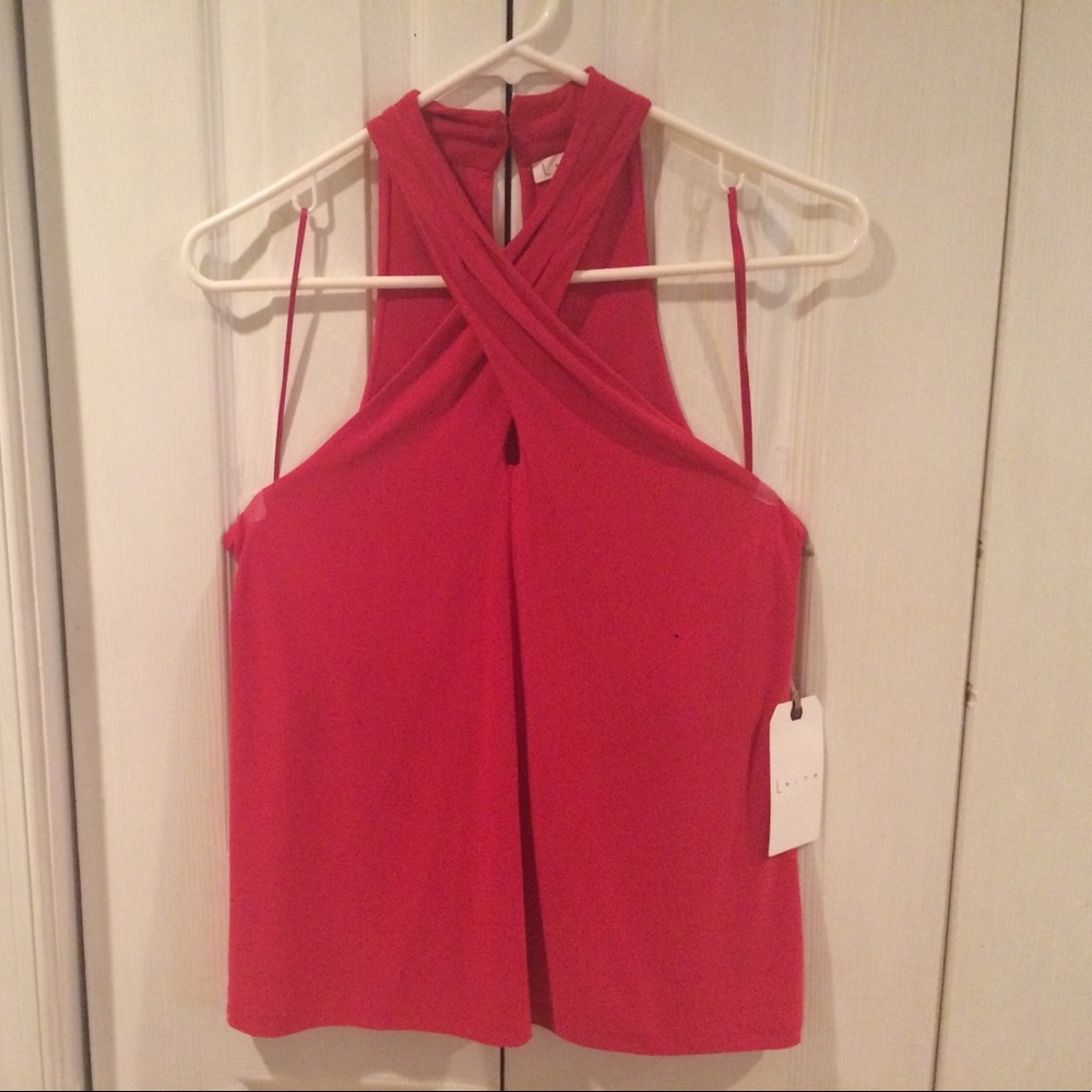 Raspberry tank top. NWT. Sz. S