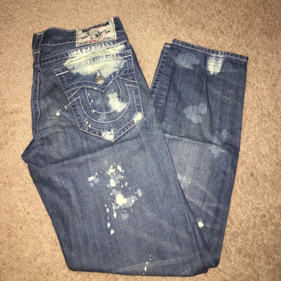 True religion Mens skinned jeans size 36x32