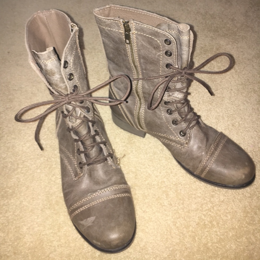 Steve Madden combat boots