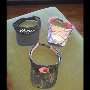 Costa and hooters golf visors