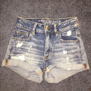American eagle high rise shorts