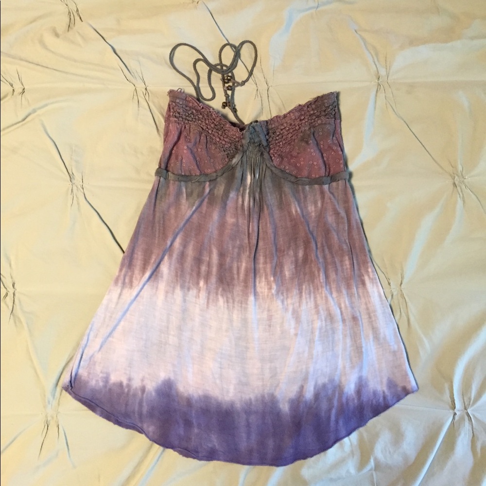 Free People Halter Tube Strapless Top