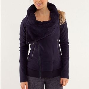 Lululemon black off the mat jacket