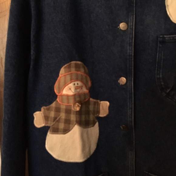 Denim Jacket for a Winter Walk - Picture 2 of 6