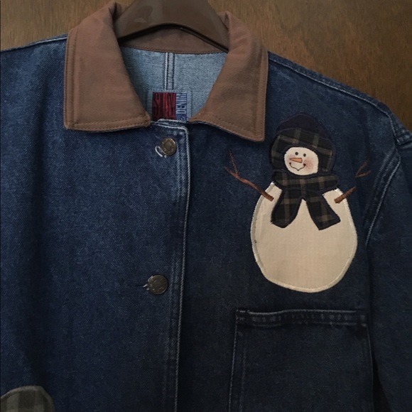 Denim Jacket for a Winter Walk - Picture 3 of 6